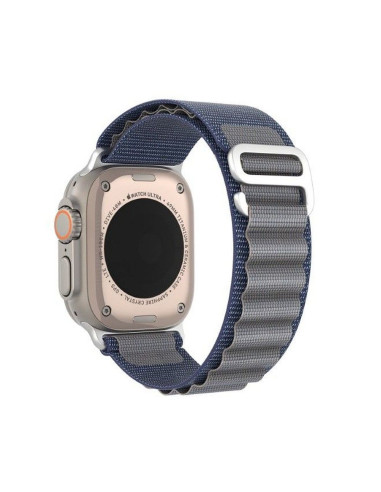 DUX DUCIS GS Bracelet en nylon pour Apple Watch 42 / 44 / 45 / 49 mm bleu