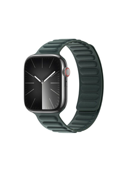 DUX DUCIS BL - Bracelet magnétique cranté pour Apple Watch 42/44/45mm vert