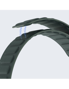 DUX DUCIS BL - Bracelet magnétique cranté pour Apple Watch 42/44/45mm vert 2