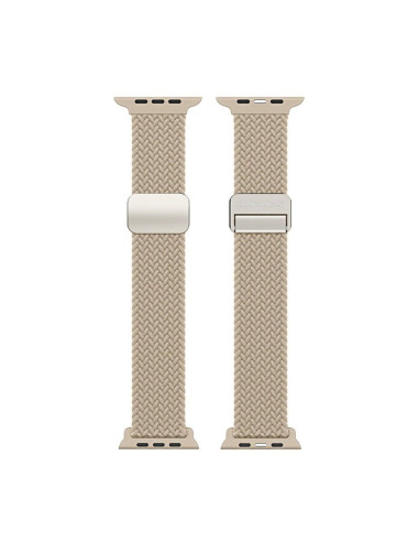 DUX DUCIS Mixture Pro - bracelet tressé pour Apple Watch 38/40/41mm beige clair