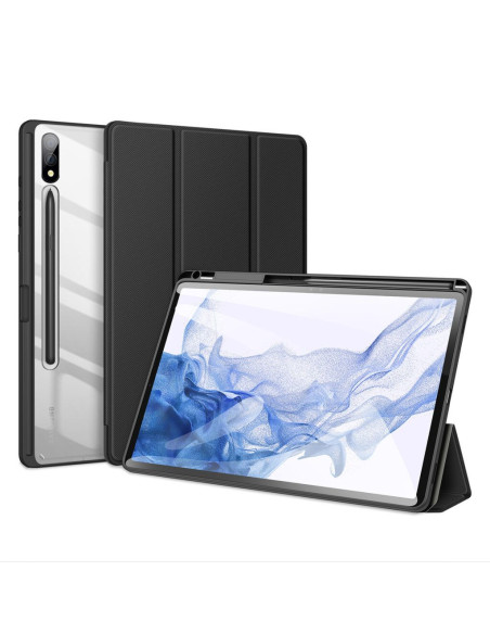 DUX DUCIS Toby - Case intelligente avec porte-stylet pour Samsung Tab S9 Plus noir