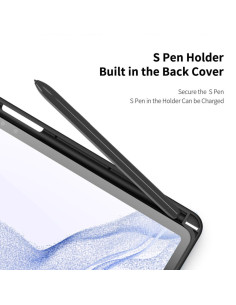 DUX DUCIS Toby - Case intelligente avec porte-stylet pour Samsung Tab S9 Plus noir 2