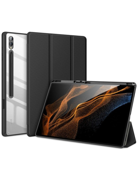 DUX DUCIS Toby - Case intelligente avec porte-stylet pour Samsung Tab S9 Ultra noir