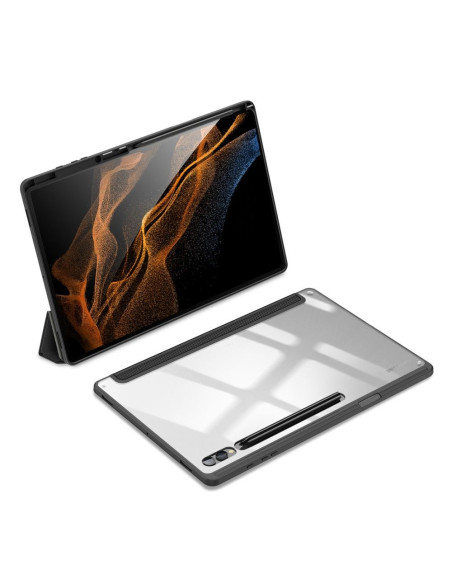 DUX DUCIS Toby - Case intelligente avec porte-stylet pour Samsung Tab S9 Ultra noir