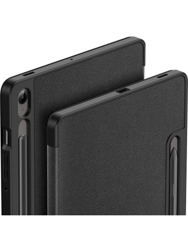 DUX DUCIS Domo - Case pliante avec porte-stylet pour Samsung Tab S9 FE noir