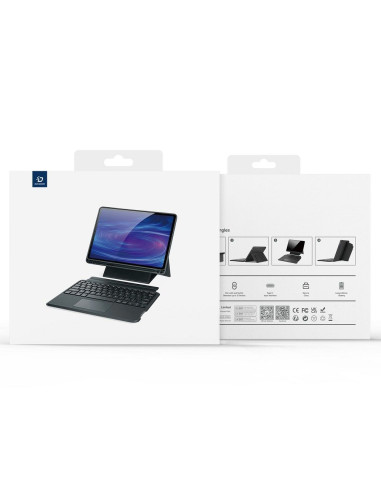 DUX DUCIS DK Case pliante avec clavier sans fil pour iPad 4/5/iPad Pro 11 (2018/2020/2021/2022) noir.