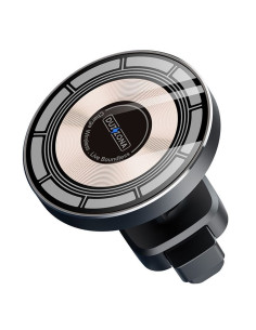 DUZZONA V2 - Support voiture à induction pour grille compatible avec MagSafe 15W noir