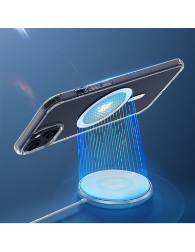 DUX DUCIS Clin - Case transparente compatible avec MagSafe pour iPhone 15 Plus