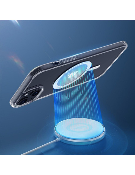 DUX DUCIS Clin - Case transparente compatible avec MagSafe pour iPhone 15 Plus