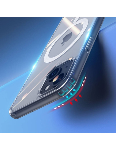 DUX DUCIS Clin - Case transparente compatible avec MagSafe pour iPhone 15 Pro