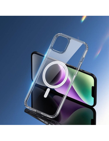 DUX DUCIS Clin - Case transparente compatible avec MagSafe pour iPhone 15 Pro