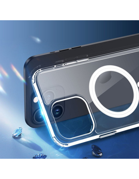 DUX DUCIS Clin - Case transparente compatible MagSafe pour iPhone 15 Pro Max