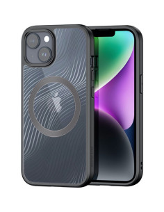 DUX DUCIS Aimo Mag - Case blindée compatible avec MagSafe pour Apple iPhone 15 noir