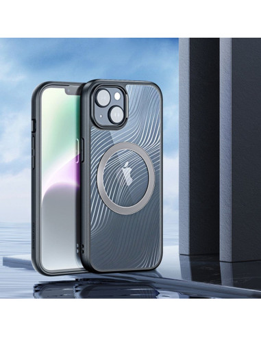 DUX DUCIS Aimo Mag - Case blindée compatible avec MagSafe pour Apple iPhone 15 Plus noir