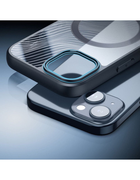 DUX DUCIS Aimo Mag - Case blindée compatible avec MagSafe pour Apple iPhone 15 Plus noir