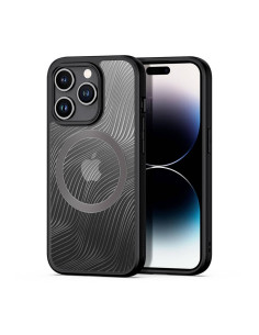 DUX DUCIS Aimo Mag - Case blindée compatible MagSafe pour Apple iPhone 15 Pro noir
