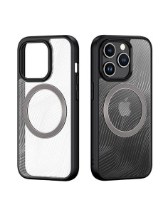 DUX DUCIS Aimo Mag - Case blindée compatible MagSafe pour Apple iPhone 15 Pro noir 2