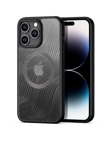 DUX DUCIS Aimo Mag - Case blindée compatible MagSafe pour Apple iPhone 15 Pro Max noir