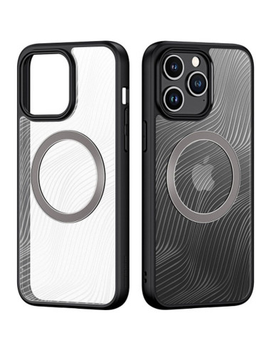 DUX DUCIS Aimo Mag - Case blindée compatible MagSafe pour Apple iPhone 15 Pro Max noir
