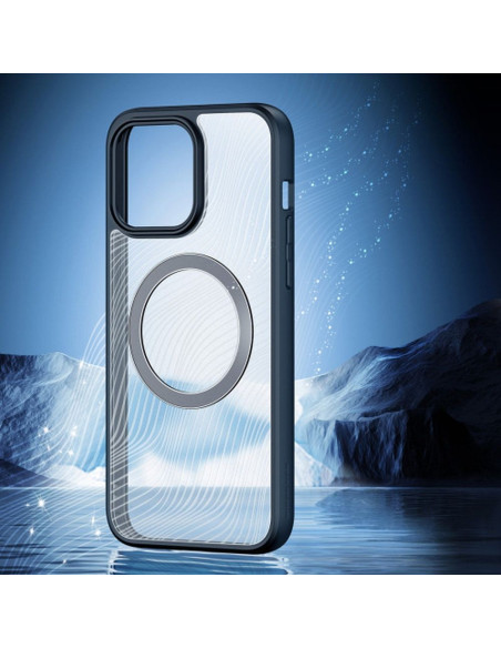 DUX DUCIS Aimo Mag - Case blindée compatible MagSafe pour Apple iPhone 15 Pro Max noir
