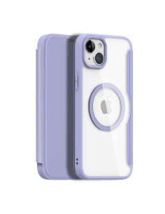 DUX DUCIS Skin X Pro - Coque à rabat compatible MagSafe pour Apple iPhone 15 violet 2