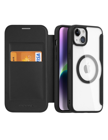 DUX DUCIS Skin X Pro - Coque compatible MagSafe pour Apple iPhone 15 Plus noir