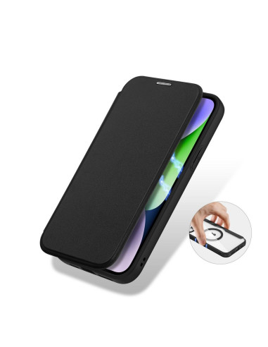 DUX DUCIS Skin X Pro - Coque compatible MagSafe pour Apple iPhone 15 Plus noir
