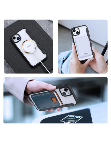 DUX DUCIS Skin X Pro - Coque compatible MagSafe pour Apple iPhone 15 Plus noir