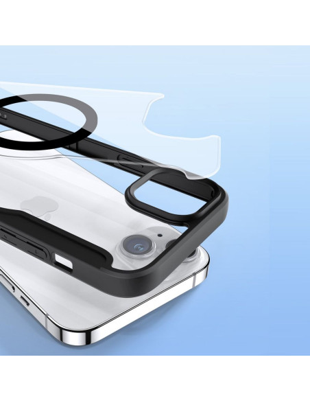 DUX DUCIS Skin X Pro - Coque compatible MagSafe pour Apple iPhone 15 Plus noir