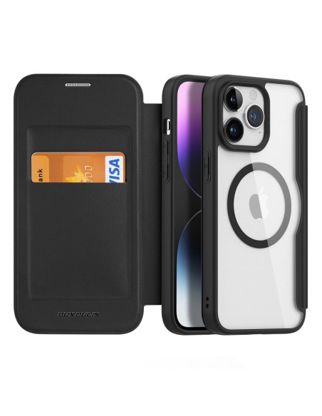 DUX DUCIS SKIN X PRO étui compatible avec MagSafe pour IPHONE 15 Pro noir