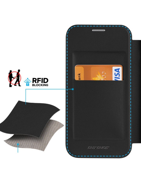 DUX DUCIS SKIN X PRO étui compatible avec MagSafe pour IPHONE 15 Pro noir