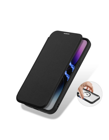 DUX DUCIS SKIN X PRO étui compatible avec MagSafe pour IPHONE 15 Pro noir