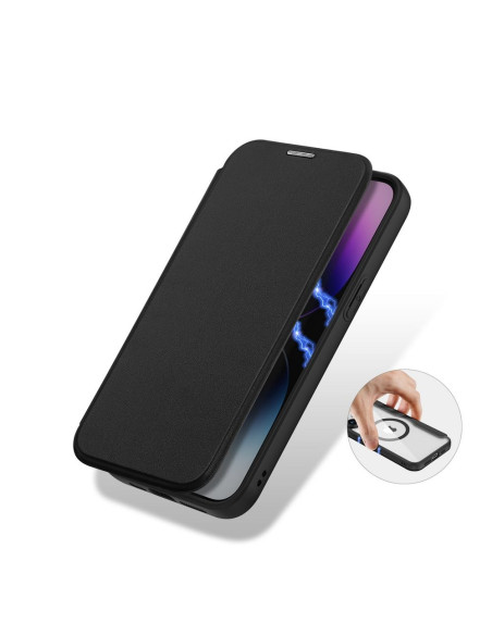 DUX DUCIS SKIN X PRO étui compatible avec MagSafe pour IPHONE 15 Pro noir