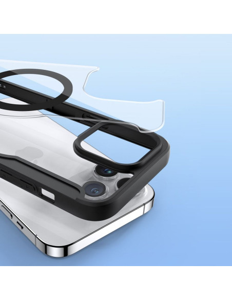 DUX DUCIS SKIN X PRO étui compatible avec MagSafe pour IPHONE 15 Pro noir