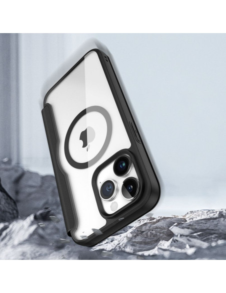 DUX DUCIS SKIN X PRO étui compatible avec MagSafe pour IPHONE 15 Pro Max noir