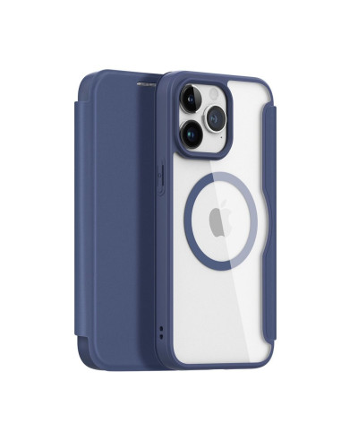 DUX DUCIS SKIN X PRO étui compatible avec MagSafe pour IPHONE 15 Pro Max bleu