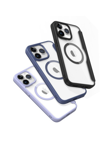 DUX DUCIS SKIN X PRO étui compatible avec MagSafe pour IPHONE 15 Pro Max bleu