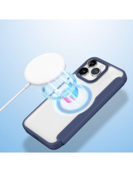 DUX DUCIS SKIN X PRO étui compatible avec MagSafe pour IPHONE 15 Pro Max bleu