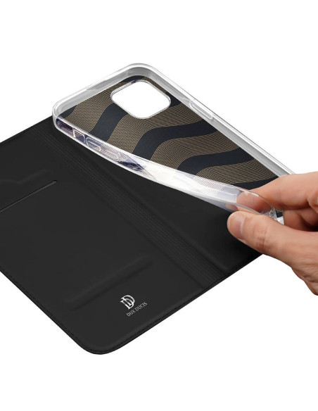 DUX DUCIS Skin Pro - Coque à rabat pour Apple iPhone 15 noir