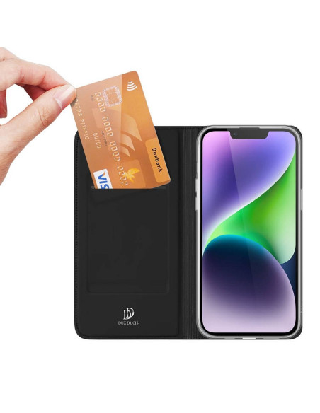 DUX DUCIS Skin Pro - Coque à rabat pour Apple iPhone 15 noir