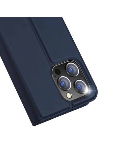 DUX DUCIS Skin Pro - Coque à rabat pour Apple iPhone 15 bleu