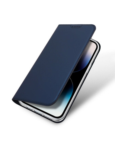 DUX DUCIS Skin Pro - Coque à rabat pour Apple iPhone 15 bleu