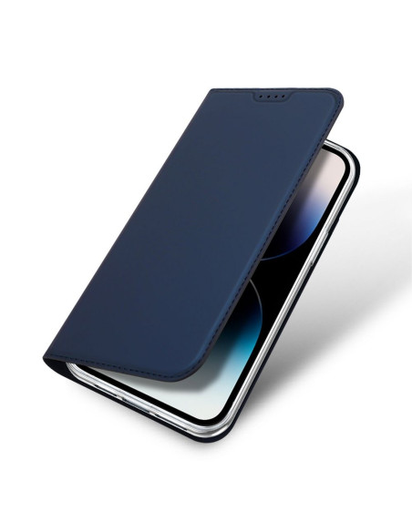 DUX DUCIS Skin Pro - Coque à rabat pour Apple iPhone 15 bleu