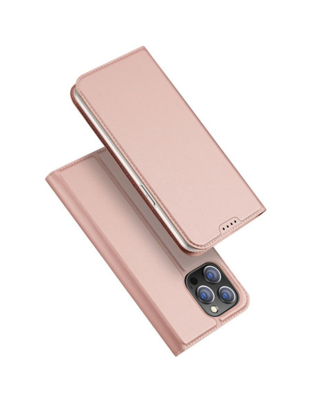 DUX DUCIS wallet case SKIN PRO for IPHONE 15 rose