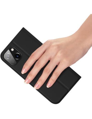 DUX DUCIS Skin Pro - Coque à rabat pour Apple iPhone 15 Plus noir