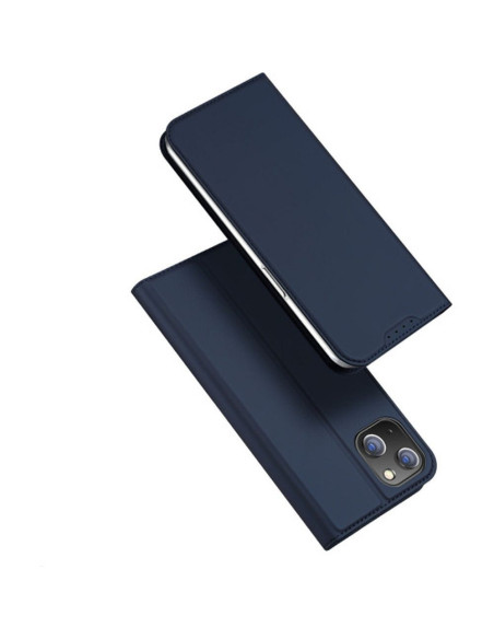 DUX DUCIS Skin Pro - Coque à rabat pour Apple iPhone 15 Plus bleu