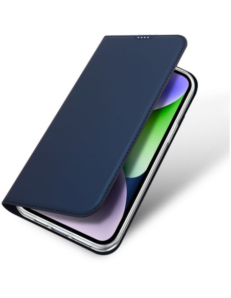 DUX DUCIS Skin Pro - Coque à rabat pour Apple iPhone 15 Plus bleu