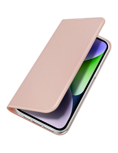 DUX DUCIS Skin Pro - Coque à rabat pour Apple iPhone 15 Plus rose