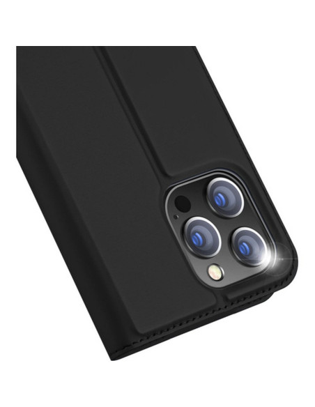 DUX DUCIS Skin Pro - Coque à rabat pour Apple iPhone 15 Pro noir