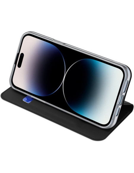 DUX DUCIS Skin Pro - Coque à rabat pour Apple iPhone 15 Pro noir